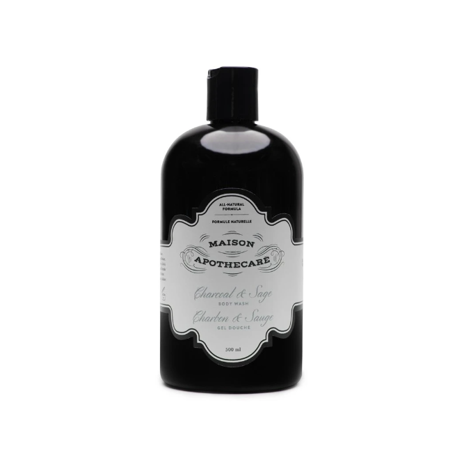 Body Wash - Charcoal & sage (6 per case)